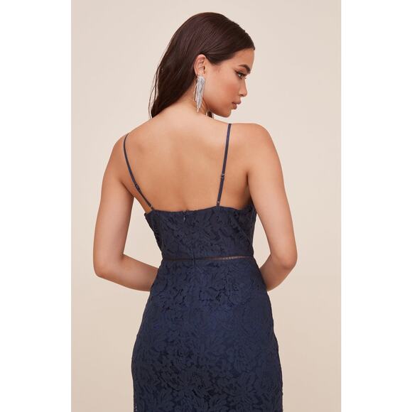 ASTR The Label LATTICE INSET LACE DRESS - Picture 4 of 12